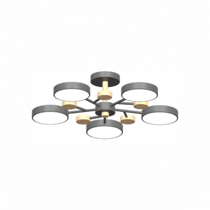 Потолочный cветильник LED4U L3204-620 GR на площадь до 15 кв.м., цвет бежевый,  в стиле модерн