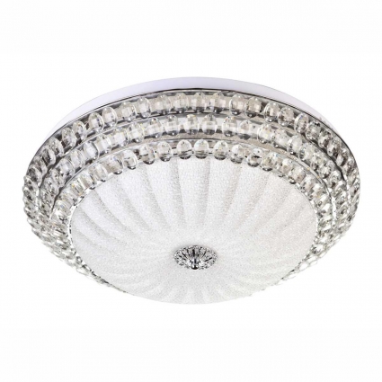 Потолочный светильник LED4U L1101-750 CR на площадь до 25 кв.м., цвет хром,  в стиле модерн