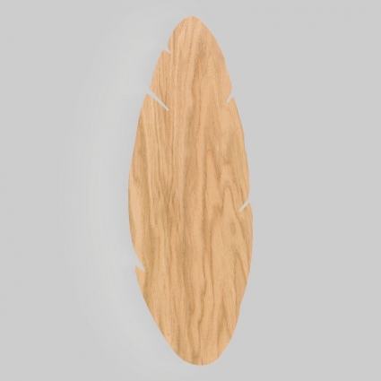Настенный светильник TK Lighting 4678 Hoja Wood на площадь до 2 кв.м., цвет коричневый