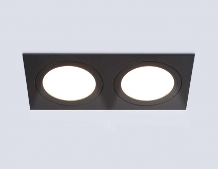 Светильник встраиваемый Ambrella Light TN51827, цвет черный,  в стиле Хай-тек