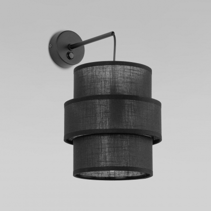 Бра TK Lighting 5955 Calisto Black для спальни площадью до 2 кв.м., цвет черный