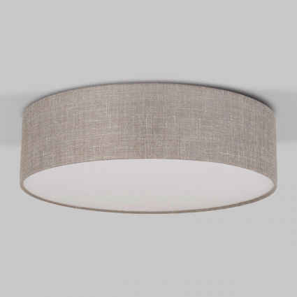 Потолочный светильник TK Lighting 5637 Rondo Linen на площадь до 8 кв.м., цвет серый