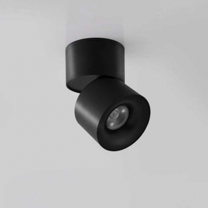 Светильник накладной iLedex Metrica 115-12W-D70-4K-55DG-BK, цвет черный