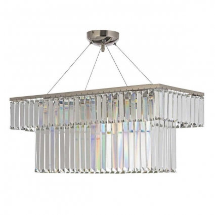 Подвесная люстра Arti Lampadari Enio E 1.5.70X25.100 NP для гостиной, цвет никель,  в стиле модерн