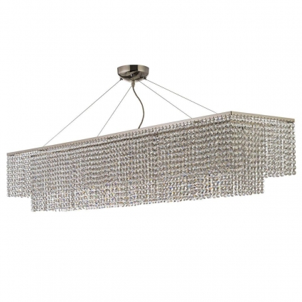 Подвесная люстра Arti Lampadari Milano E 1.5.120X30.502 N для гостиной, цвет никель,  в стиле модерн
