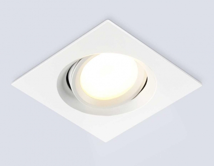 Светильник встраиваемый поворотный AMBRELLA LIGHT TECHNO SPOT TN1143, цвет белый,  в стиле Хай-тек