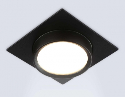 Светильник встраиваемый AMBRELLA LIGHT TECHNO SPOT TN6739, цвет черный,  в стиле Хай-тек