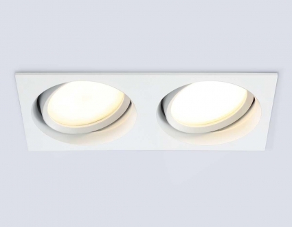 Светильник встраиваемый поворотный AMBRELLA LIGHT TECHNO SPOT TN6659, цвет белый,  в стиле Хай-тек