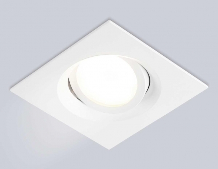 Светильник встраиваемый поворотный AMBRELLA LIGHT TECHNO SPOT TN102743, цвет белый,  в стиле Хай-тек
