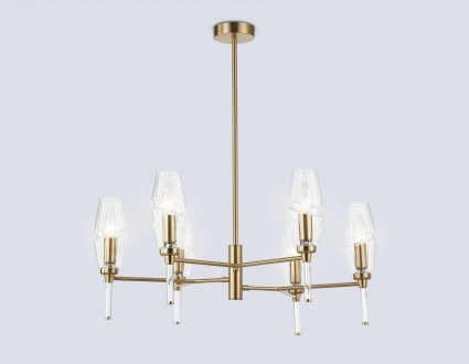 Люстра на штанге Ambrella light High light LH55201, цвет прозрачный,  в стиле модерн