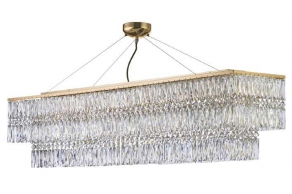 Люстра подвесная Arti Lampadari Elite Acquaro E 1.5.120x30.102 GP на площадь до 22 кв.м., цоколь G9,  в современном стиле