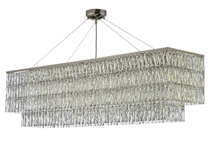 Люстра подвесная Arti Lampadari Elite Acquaro E 1.5.120x30.101 NP на площадь до 22 кв.м., цвет никель,  в современном стиле