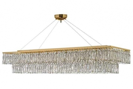 Люстра подвесная Arti Lampadari Elite Acquaro E 1.5.120x30.100 GP на площадь до 17.6 кв.м., цоколь G9,  в современном стиле