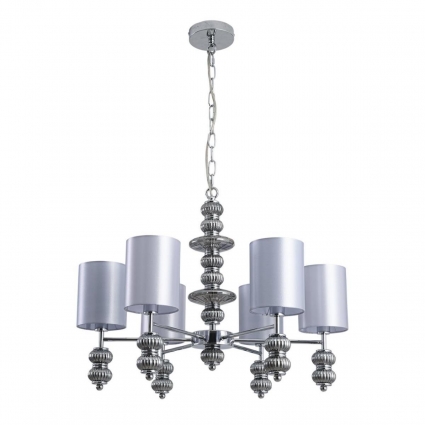 Люстра Lumion MODERNI 8338/6 на площадь до 12 кв.м., цвет серый,  в классическом стиле