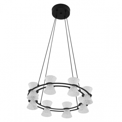 Люстра подвесная Lumion VINORA 8341/28L на площадь до 5 кв.м., цвет прозрачный