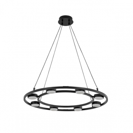 Люстра подвесная Lumion TORINA 8340/8 на площадь до 11 кв.м., цвет черный