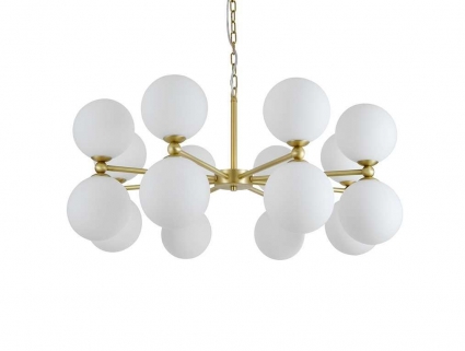 Люстра NEWPORT 3840/80 С brass, цвет белый