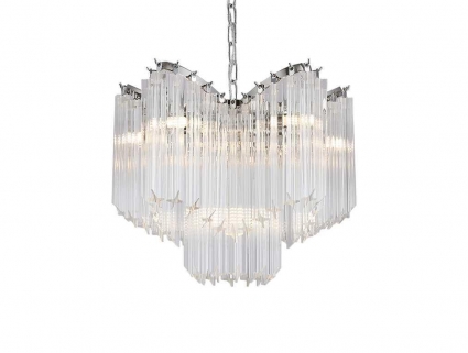 Люстра NEWPORT 8906/C nickel, цвет прозрачный