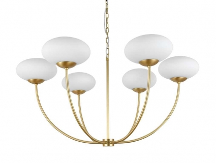 Люстра NEWPORT 3916/С brass, цвет белый