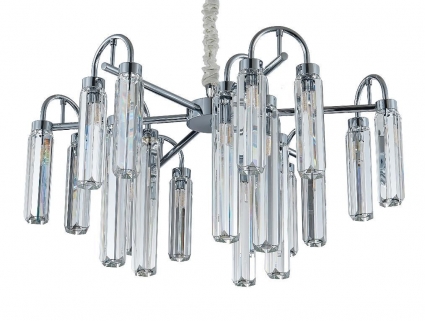 Люстра NEWPORT 4526+3/C chrome new, цвет прозрачный