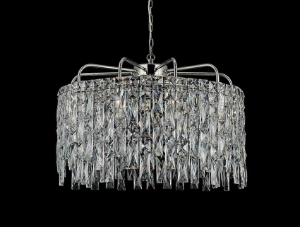 Люстра NEWPORT 1310/C nickel, цвет прозрачный