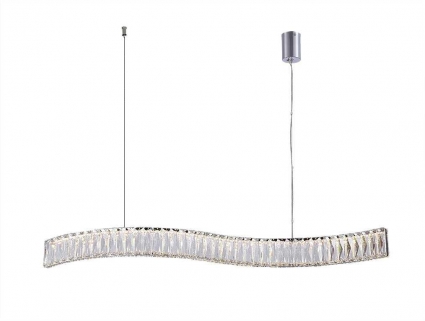 Люстра NEWPORT 8243N/90 chrome, цвет прозрачный