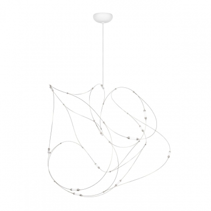 Подвесной светильник Loft It Flock of Light 10309/11 CR, цвет белый,  в стиле арт-деко