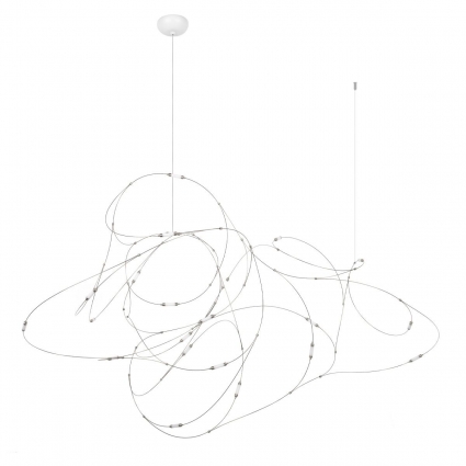 Подвесной светильник Loft It Flock of Light 10309/21 CR, цвет черный,  в стиле арт-деко