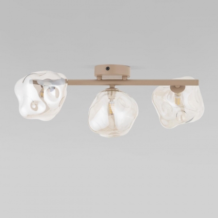 Потолочный светильник TK Lighting Lava Sabia a071859 на площадь до 8 кв.м., цвет бежевый,  в стиле лофт