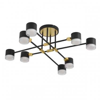 Люстра Lumion LENIANA 8307/8C на площадь до 8 кв.м., цвет черный