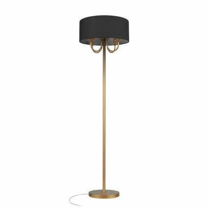 Торшер Loft it Balance 10416F GD, цвет черный,  в стиле модерн