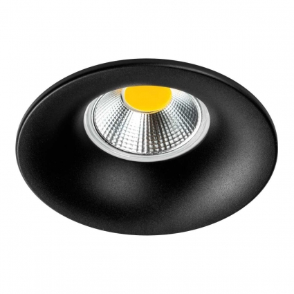 Светильник встраиваемый MR16/GU10 max 1x12Вт Levigo Base Lightstar 010067, цвет черный,  в стиле Хай-тек
