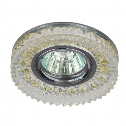 Встраиваемый светильник ЭРА LED с подсветкой DK LD14 SL/WH Б0028079 для гостиной площадью до 2 кв.м.,  в стиле модерн