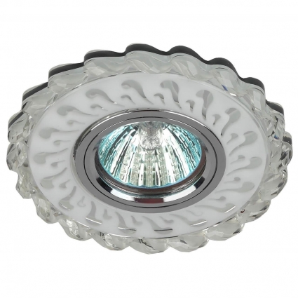 Встраиваемый светильник ЭРА LED с подсветкой DK LD36 SL/WH Б0036480 для спальни площадью до 6 кв.м.,  в стиле модерн