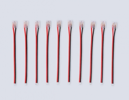 Соединитель гибкий односторонний AMBRELLA LIGHT ILLUMINATION COB 12/24V для лент 8/10mm (2 конт.) (10шт. в комплекте) GS7375