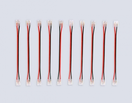 Соединитель гибкий двухсторонний AMBRELLA LIGHT ILLUMINATION COB 12/24V для лент 8/10mm (2 конт.) (10шт. в комплекте) GS7895