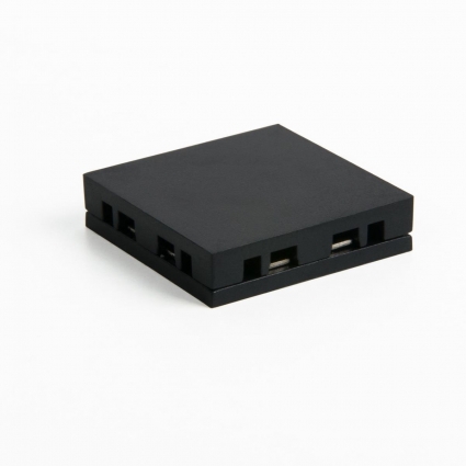 Соединитель четырёхсторонний для накладного шинопровода Elektrostandard Flat Magnetic 85003/00 черный a063738, цвет черный