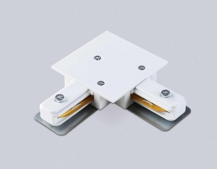 Коннектор питания угловой для шинопровода AMBRELLA LIGHT TRACK SYSTEM GL7165, цвет белый