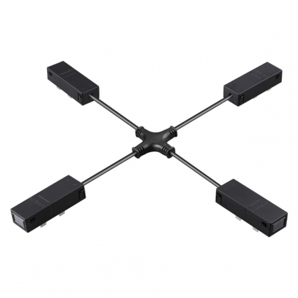 Гибкий токопроводящий соединитель X Novotech VECTOR 135315, цвет черный