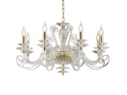 Люстра NEWPORT 8578/C gold polished, цвет прозрачный