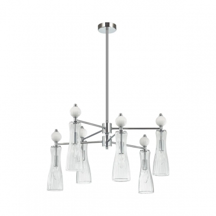 Люстра Lumion EMILY 8268/6 на площадь до 12 кв.м., цвет прозрачный