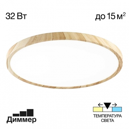 Потолочный светильник Citilux Бейсик Клен CL738322V, цвет белый