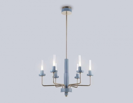 Люстра Ambrella Light HIGH LIGHT LH53124 на площадь до 14 кв.м., цвет белый,  в стиле модерн