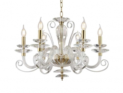 Люстра NEWPORT 8576/C gold polished, цвет прозрачный