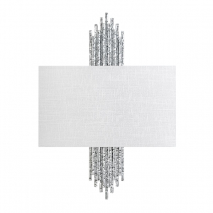 Настенный светильник Loft It Poema 10458 Silver, цвет белый,  в стиле арт-деко