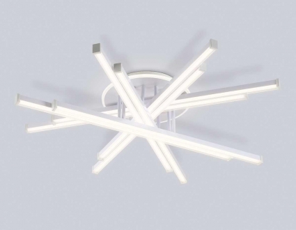 Люстра Ambrella Light COMFORT FL6275 на площадь до 28 кв.м., цвет белый,  в стиле Хай-тек