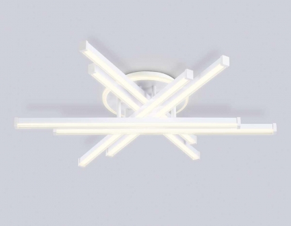 Люстра Ambrella Light COMFORT FL6271 на площадь до 23 кв.м., цвет белый,  в стиле Хай-тек