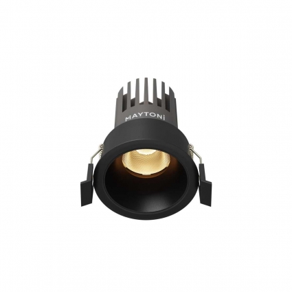 Встраиваемый светильник Maytoni Technical DL123-10W-2.7K-B, цвет черный