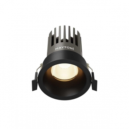 Встраиваемый светильник Maytoni Technical DL117-15W-3K-B, цвет черный