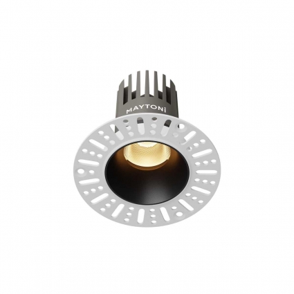 Встраиваемый светильник Maytoni Technical DL124-10W-2.7K-TRS-B, цвет черный